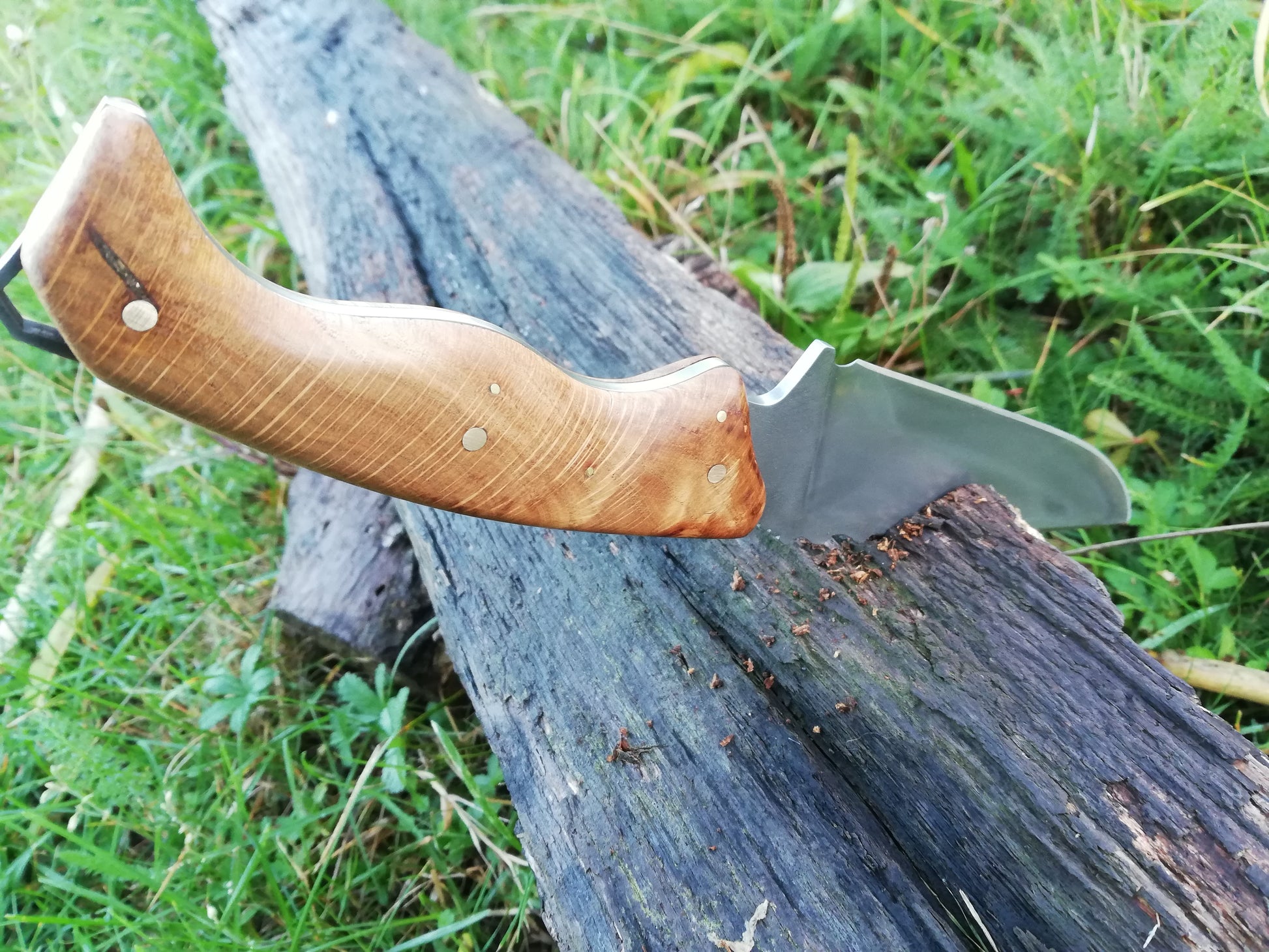 Couteau fixe | Couteau d'extérieur ou couteau bushcraft forgé