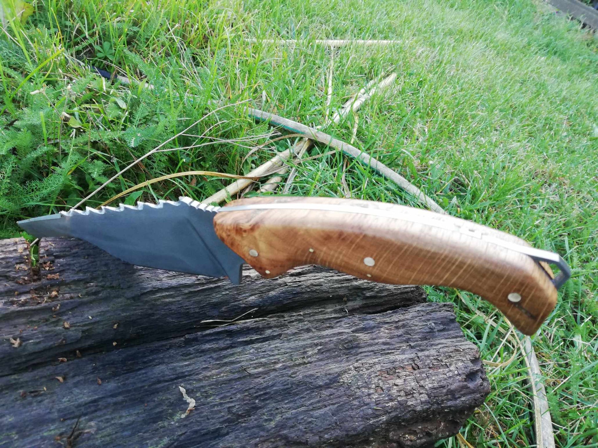 Couteau fixe | Couteau d'extérieur ou couteau bushcraft forgé