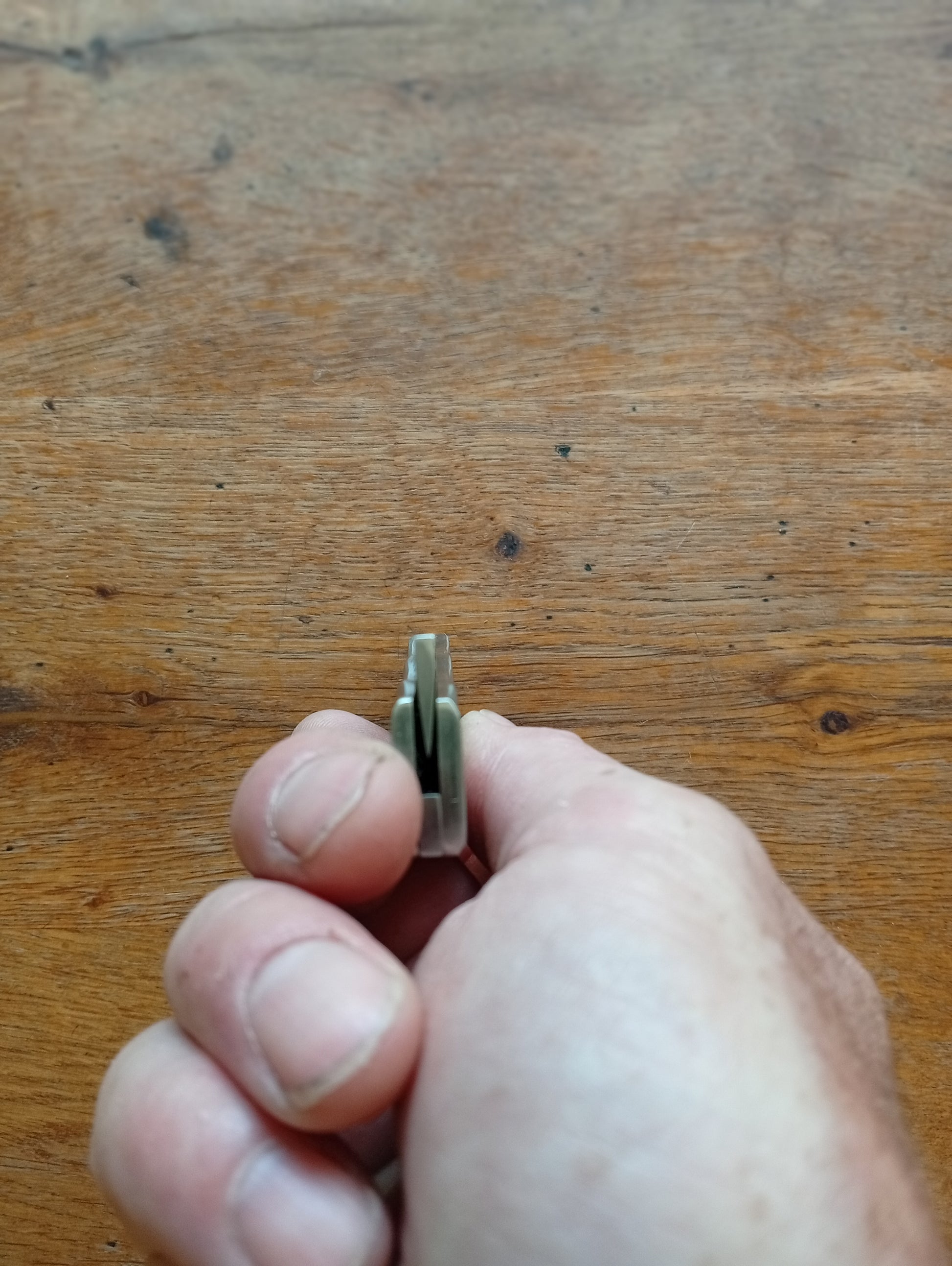 Couteau de poche full métal en acier inoxydable