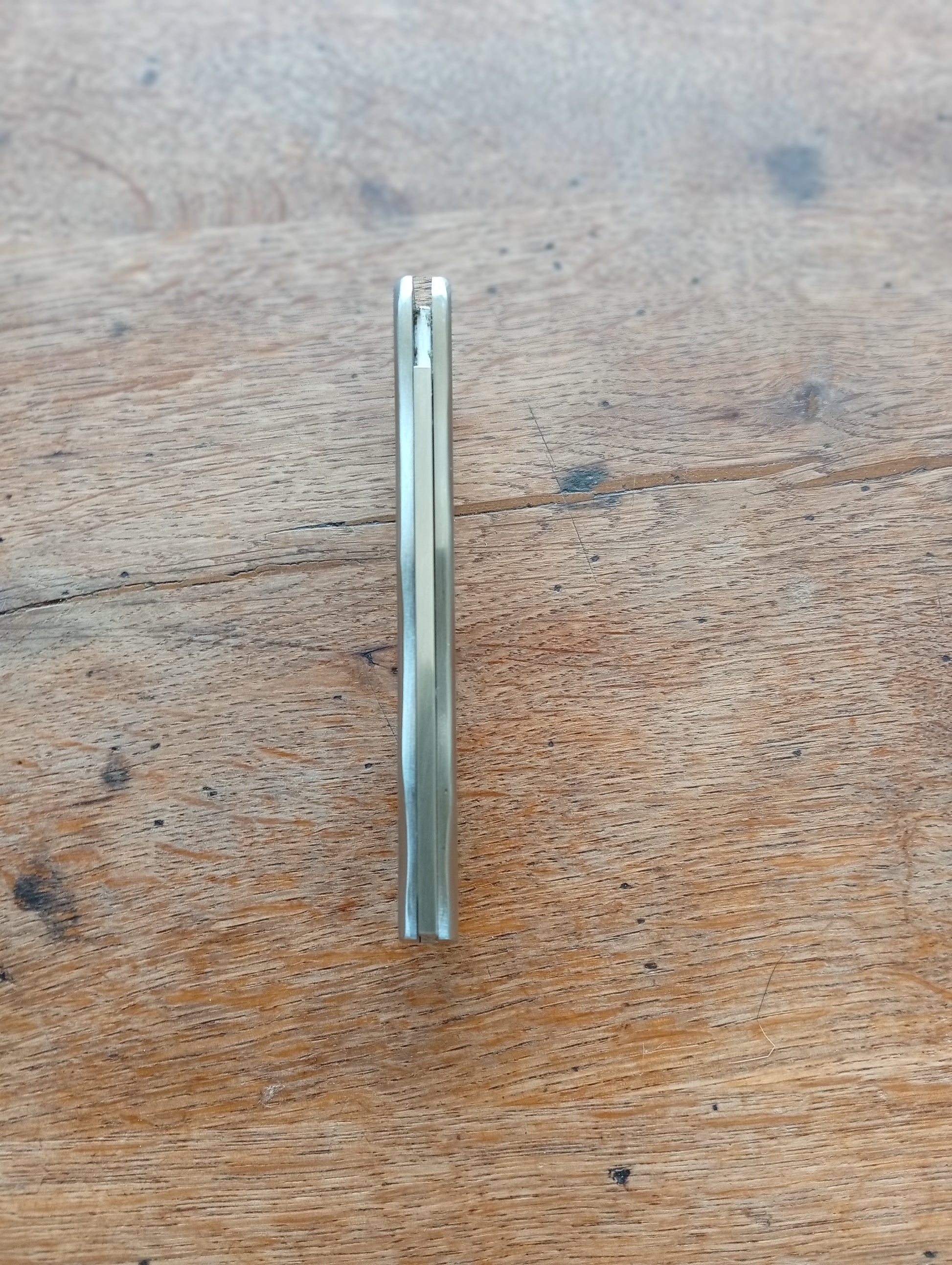 Couteau de poche full métal en acier inoxydable